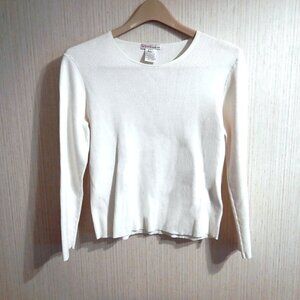 Michael Kors   White Cable Knit Top
